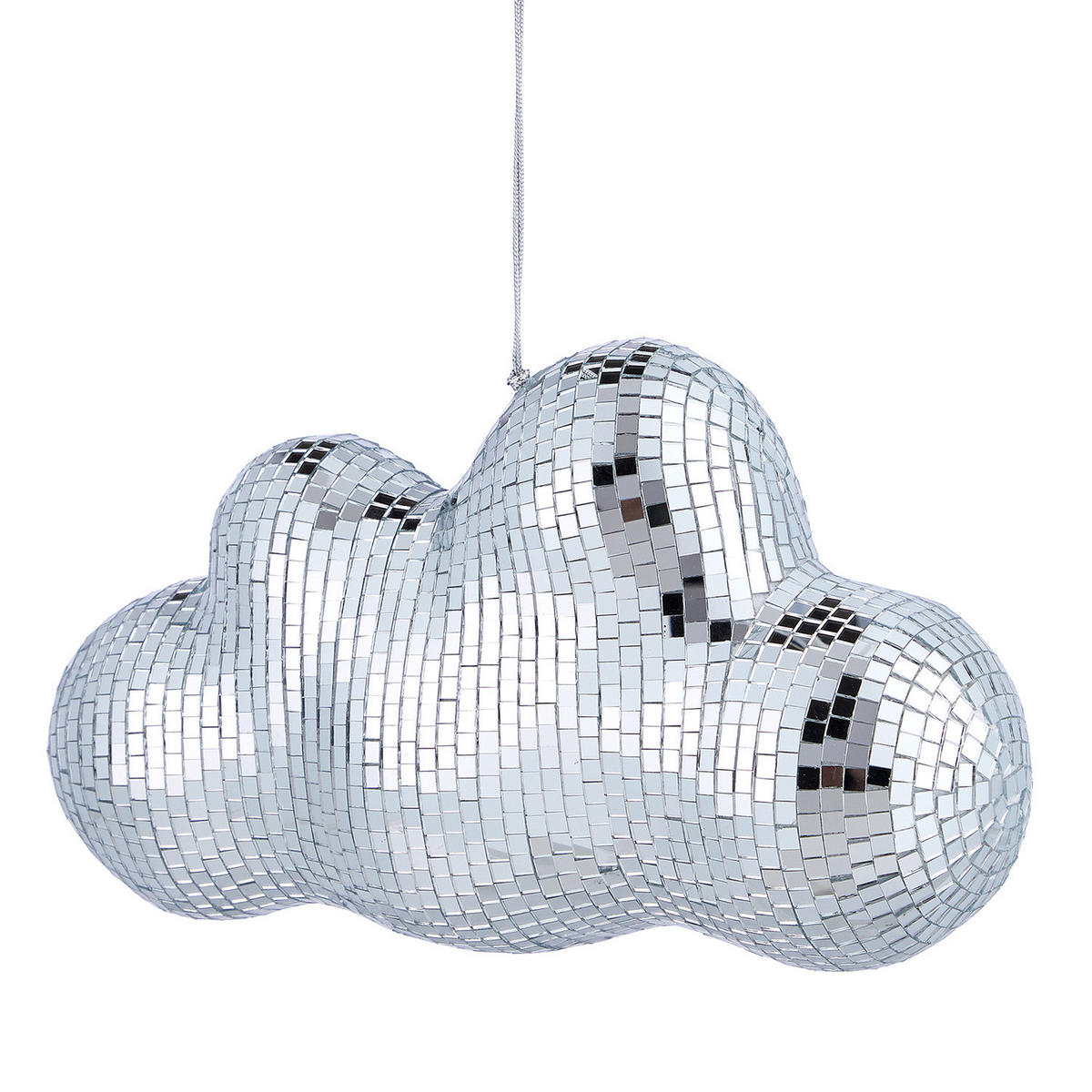 DEKO-WOLKE Disco - Silberfarben, Glas (9/14/25cm) - BUTLERS
