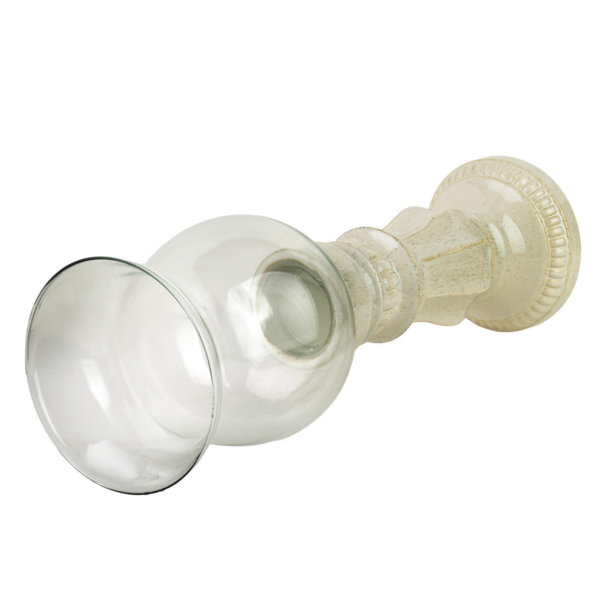 SVÍCEN EVAM, keramika, béžová - béžová, sklo (60cm) - Mondex