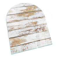 GLASPLATTE für Kamin 80x70 cm Weiß - Weiß, Glas (80/70/0.4cm) - ArtPrintCave