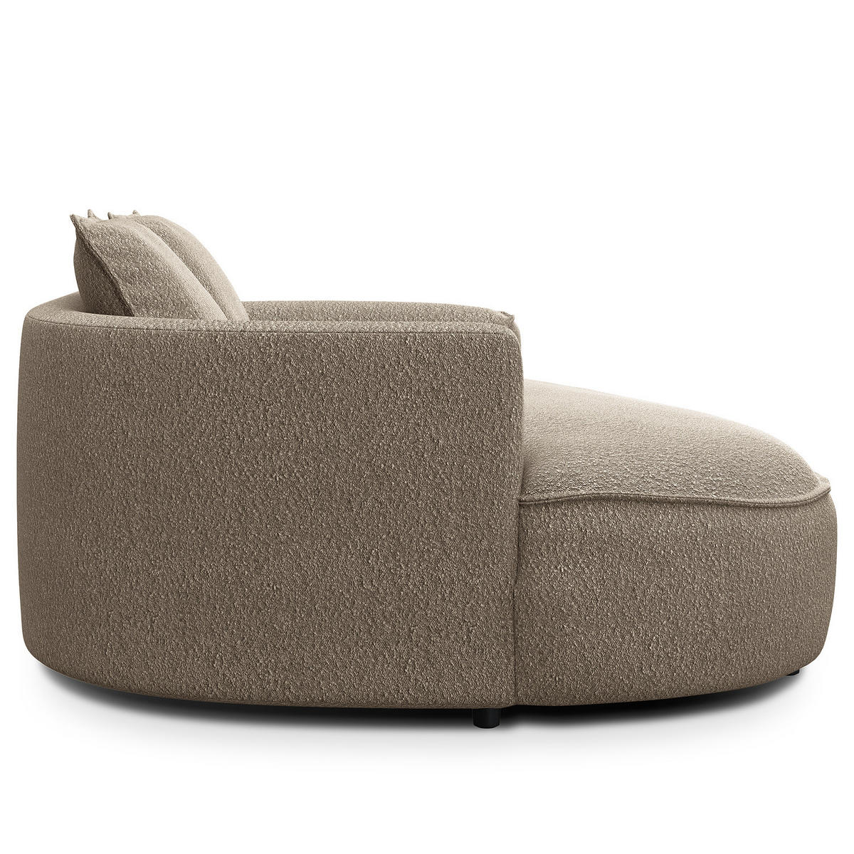 2,5-SITZER SOFA - Beige, Textil (217/82/156cm) - home24