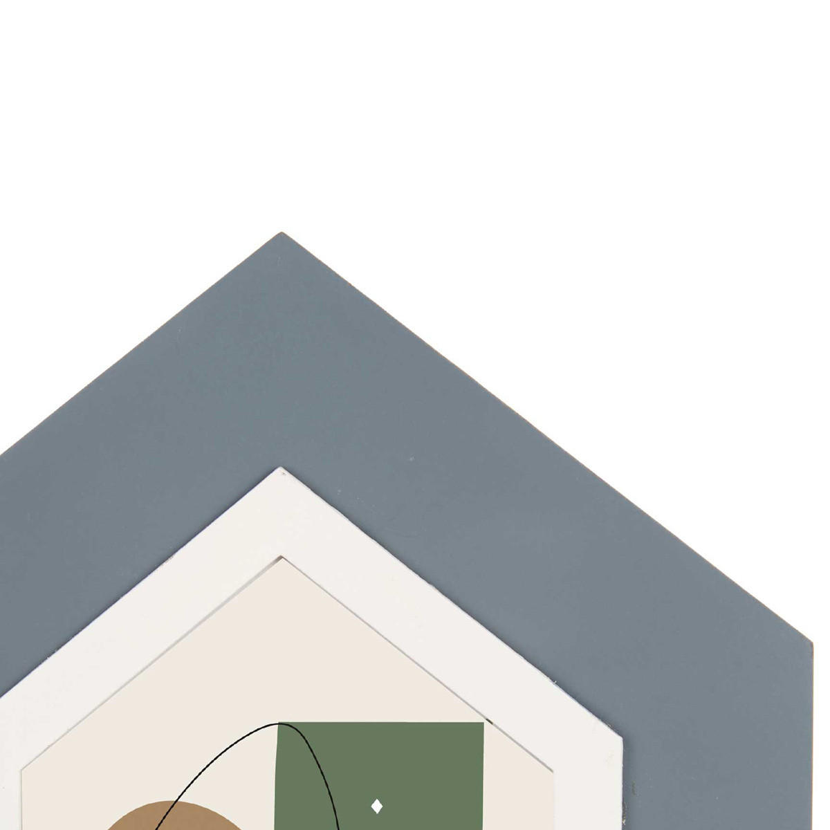 BILDERAHMEN Metall und MDF - Multicolor, Holzwerkstoff (36/26/36cm) - Giftdecor