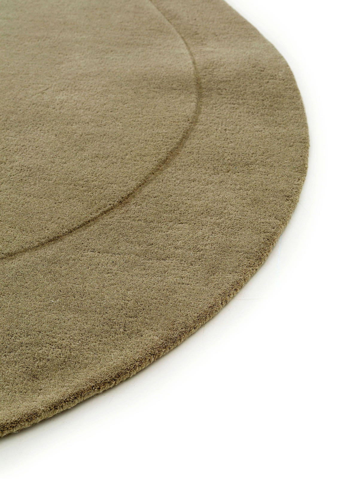 WOLLTEPPICH Shape Hellgrün 140x200 cm - Hellgrün, Textil (140/200cm) - benuta Pure