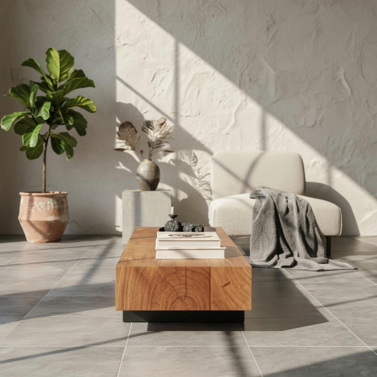 SOFATISCH Massivholz, Handgefertigt, Schutzlackversiegelt, Puristisch Modern, 115x44x22cm - Schwarz/Braun, Holz/Metall (44/115/22cm) - KADIMA DESIGN