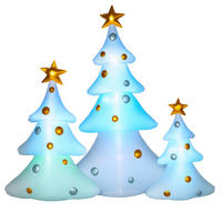 WEIHNACHTSBAUM Aufblasbarer Multicolor 239.0/77.0/210.0cm - Multicolor, Textil (77/210/239cm)