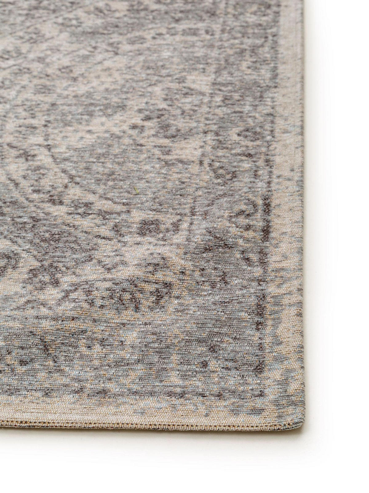 TEPPICH Flachgewebeteppich Tosca Grau - Grau, Kunststoff/Textil (75/1cm) - KUNSTLOFT