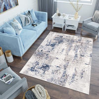 TEPPICH SKY Grau Blau 180/250 cm - Blau/Grau, Textil (180/250cm) - Tapiso