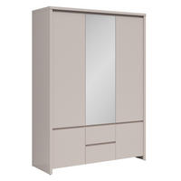 SKŘÍŇ 3DVEŘOVÁ Soren Kašmír - béžová, kompozitní dřevo (153.5/211/55.5cm) - Petits-meubles