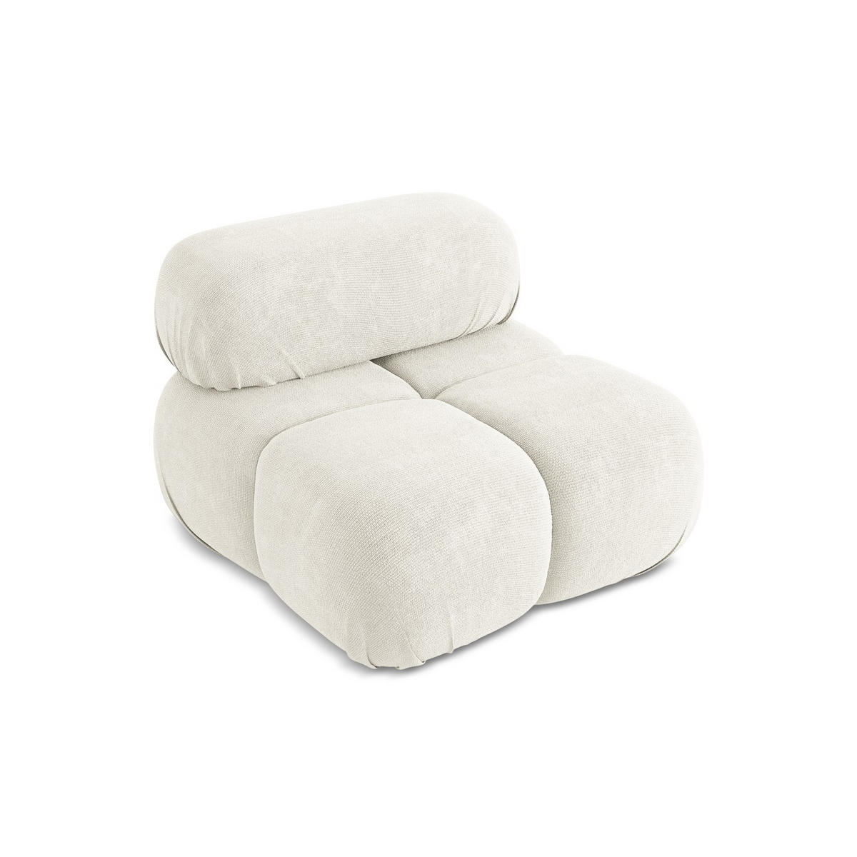 SESSEL Chenille Stoff Weiß - Pink/Schwarz, Kunststoff/Textil (96/70/95cm) - LaMiaSofa