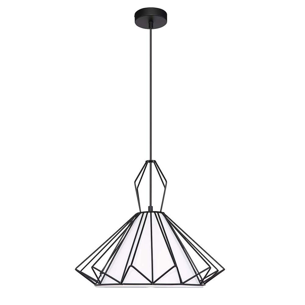 Globo Lighting Hängeleuchte Schwarz 40x120x40 cm