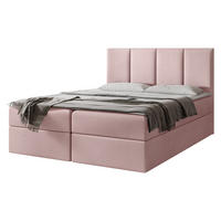 BOXBETT Rebos - H3 - Rosa, Holz/Textil (160/200cm) - MIRJAN24