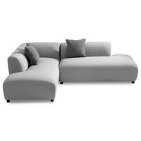 GARTENSOFA CALABRIA - Hellgrau, Kunststoff (251/74/193cm) - IDIMEX