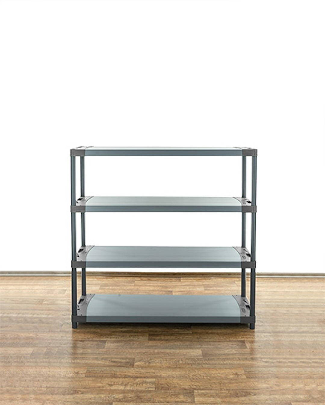 KUNSTSTOFFREGAL GREY BEAR Low 138x150x46cm Fachlast 70kg Grau - Grau, Kunststoff (150/180/46cm) - PROREGAL