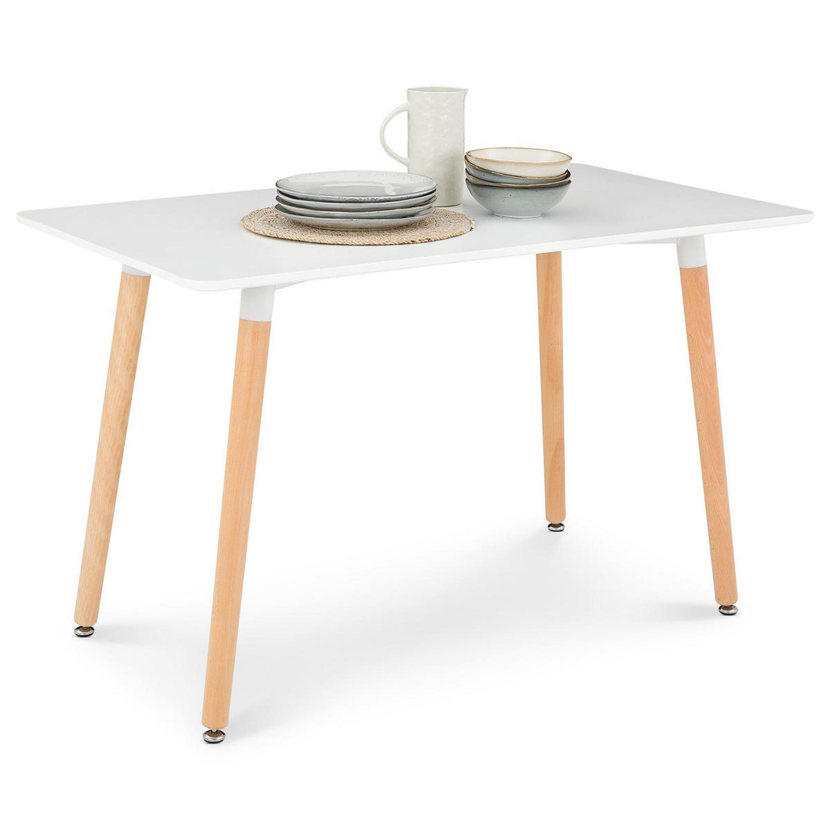 ESSTISCH SHANNON weiß - Weiß, Holz/Holzwerkstoff (70/120/75cm) - IDIMEX