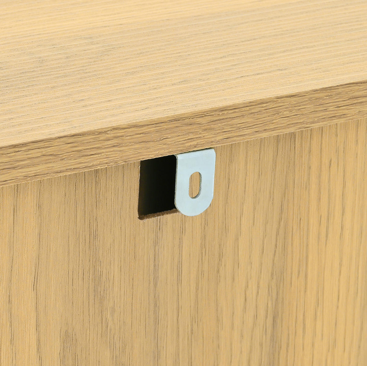 KOMMODE aus MDF 140x40x80cm in Natur mit Schubladen - Naturfarben, Holzwerkstoff (140/80/40cm) - Modfu