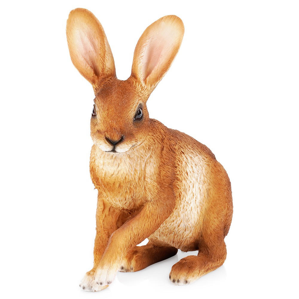 GARTENFIGUR Hase Kunststein 27,5 cm Mehrfarbig - Multicolor, Stein (21/27.5/11cm) - ProGarden