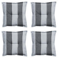 SITZKISSEN Banda 50/50 cm 4er-Set - Grau, Textil (50/5/50cm) - Madison