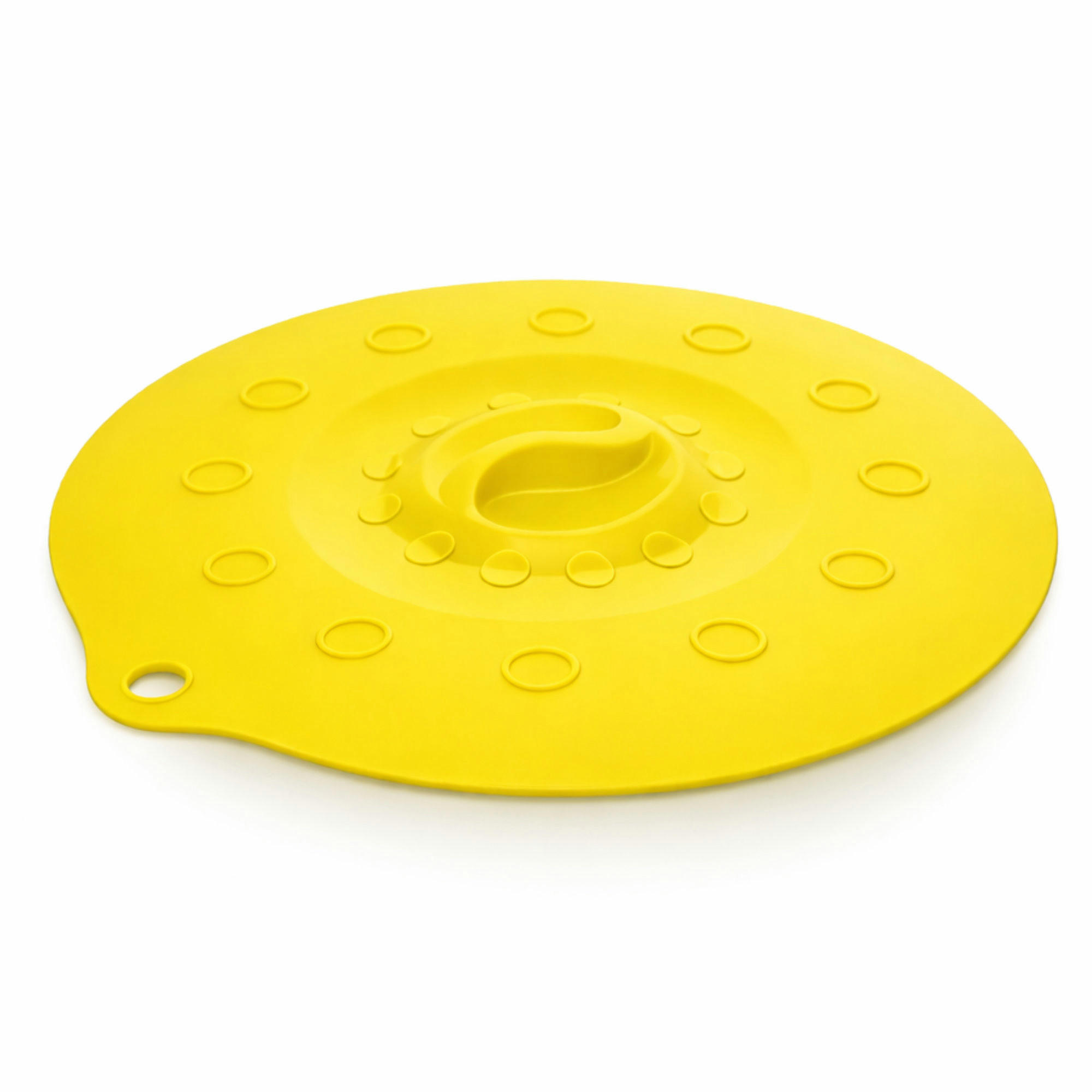 SILIKONDECKEL 29cm „FUNNY KITCHEN“ gelb - Gelb, Kunststoff (29/29/0.5cm) - Magu Cera