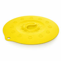 SILIKONDECKEL 29cm „FUNNY KITCHEN“ gelb - Gelb, Kunststoff (29/29/0.5cm) - Magu Cera