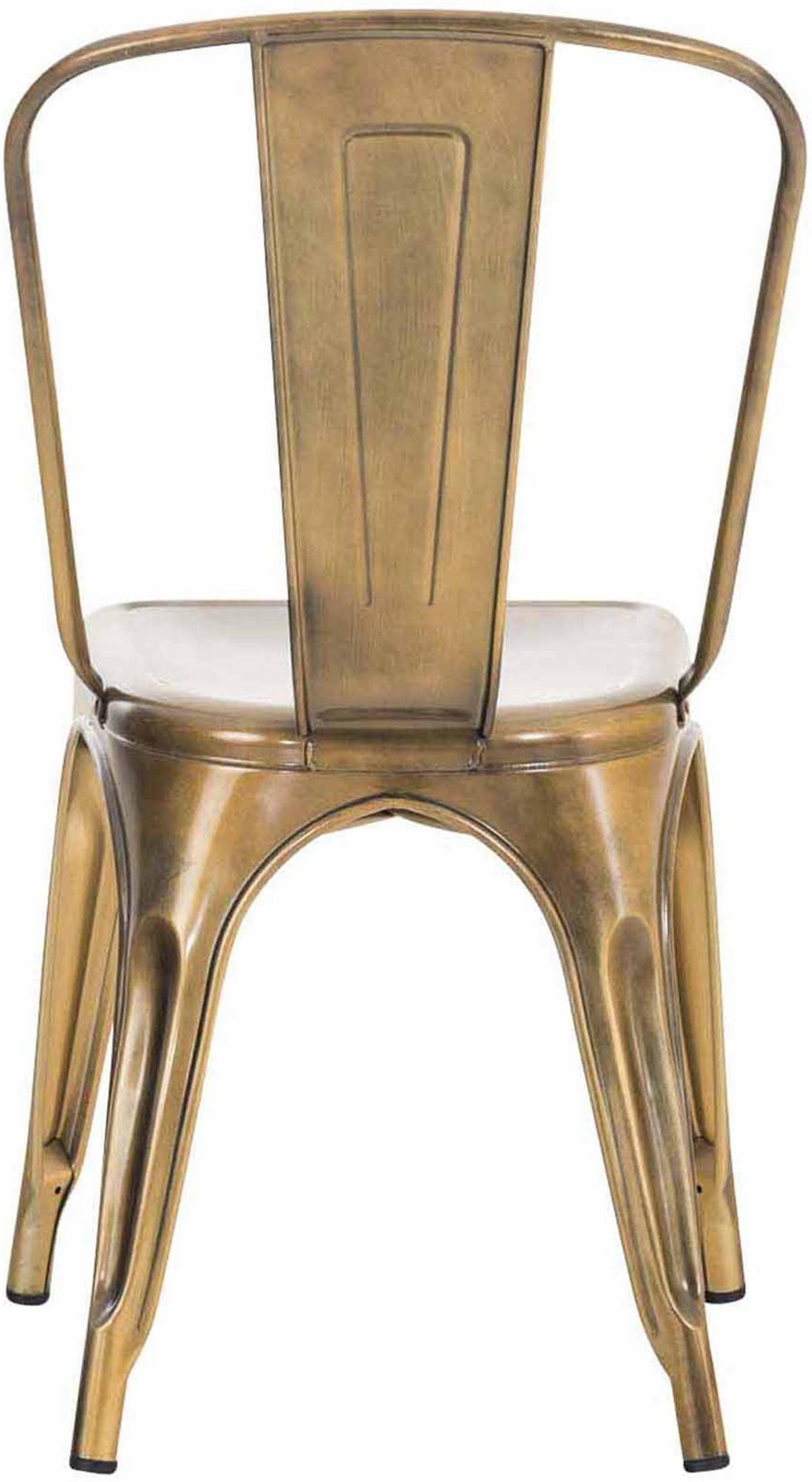 BESUCHERSTUHL 4er Set Metall gold - Goldfarben, Metall (44/89/48cm) - CLP