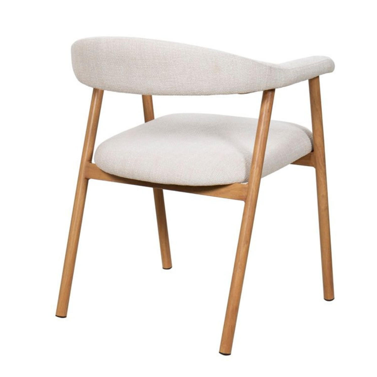 ESSZIMMERSTUHL 2er Set 2er-Set aus Stoff, beige/natur - Braun, Textil (56/76/54cm) - Giga Meubel