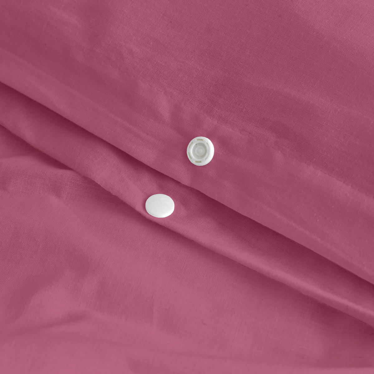 BETTBEZUG basic 220x220 cm (komfortgrösse) magenta - Magenta, Textil (220/220cm) - Happy Friday