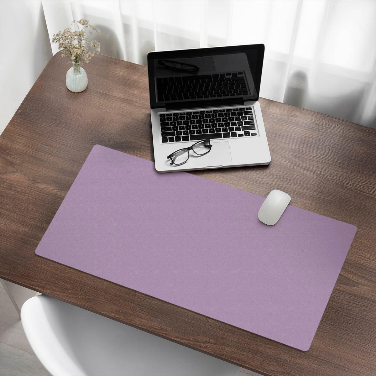SCHREIBTISCHUNTERLAGE 90x45 cm Violett - Violett, Kunststoff (1.6/90/45cm) - Wallfluent