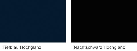 Tiefblau Hochglanz | Nachtschwarz Hochglanz