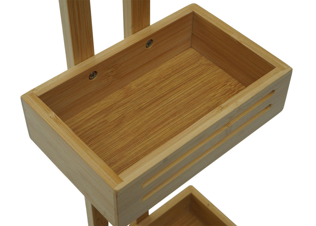 DUSCHABLAGE Braun - Braun, Holz (22/69/13cm) - MCW