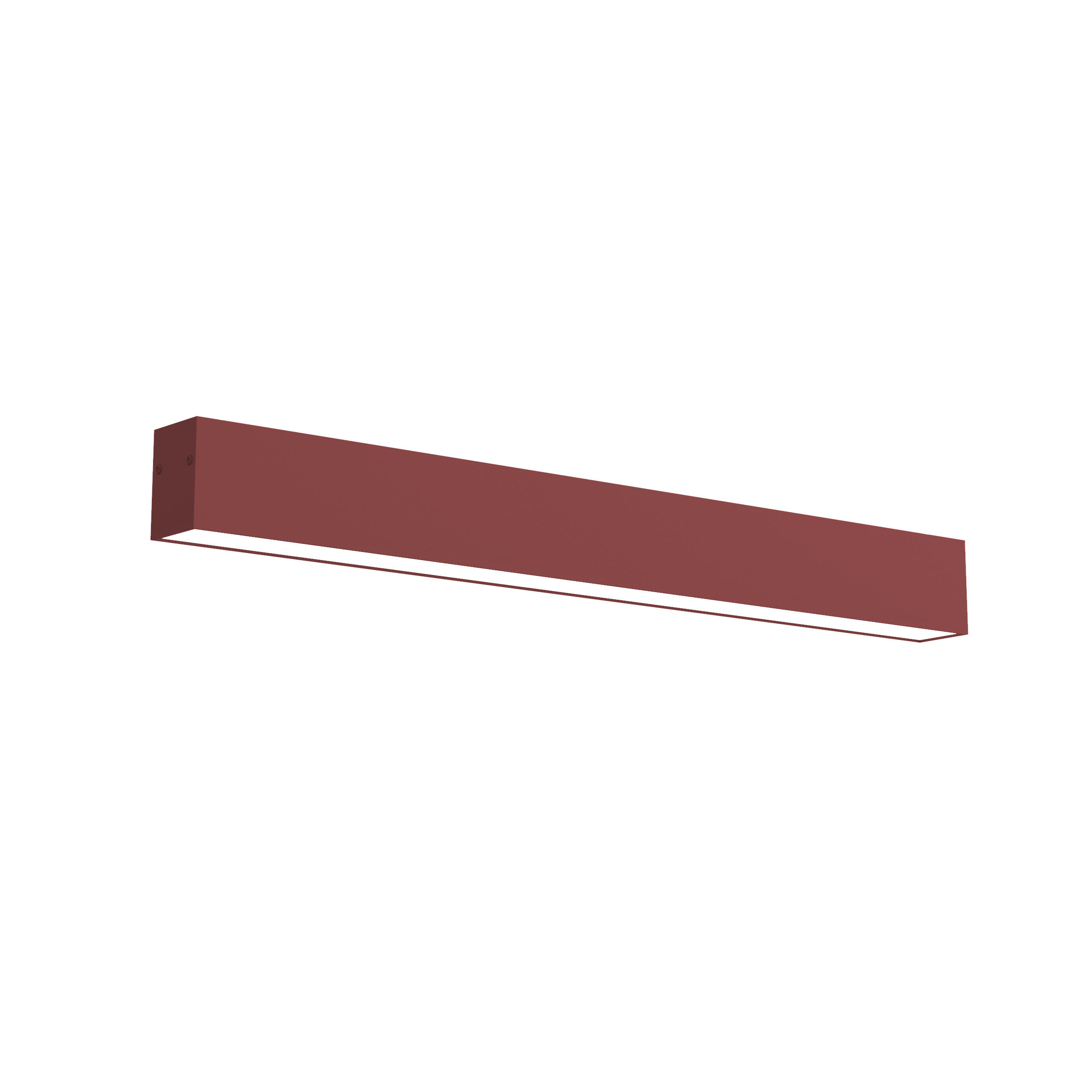 LED-DECKENLEUCHTE Linear - Rot, Metall (4.5/60/6.3cm) - Lumicom