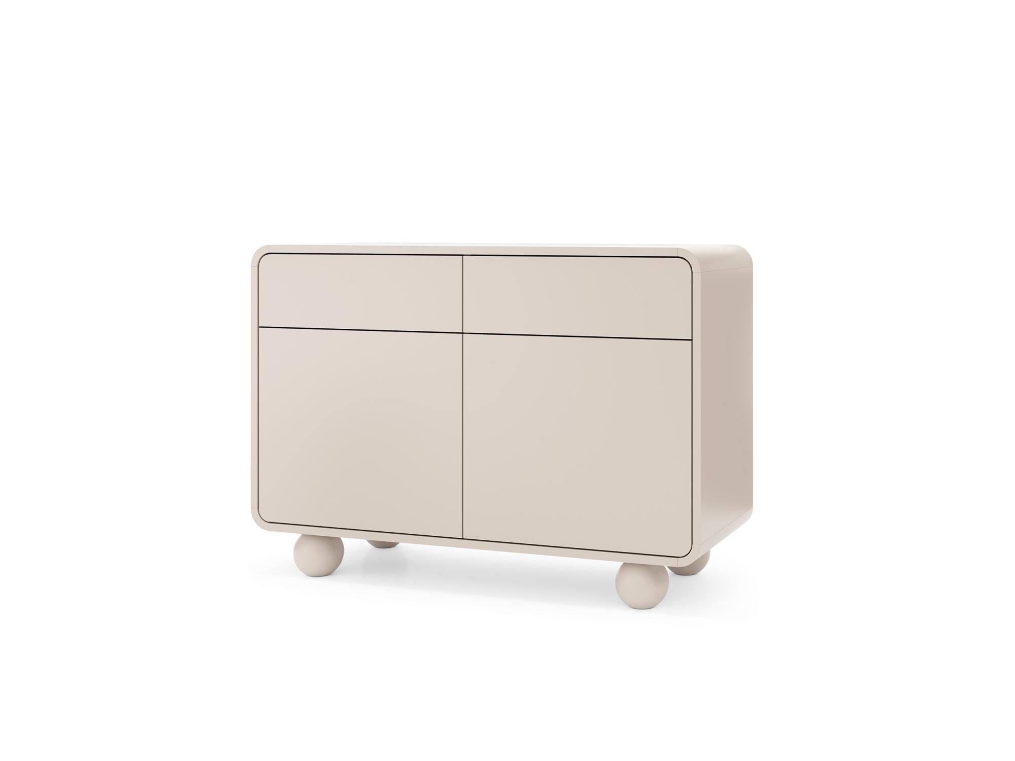 SIDEBOARD ALBION Beige 108x39x75 cm - Beige, Holzwerkstoff (108/75/39cm) - FURNLUX