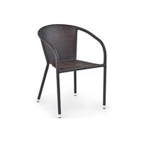 GARTENSTUHL MAGO modern, dunkelbraun - Dunkelbraun, Kunststoff (78/57/57cm) - KONSIMO®