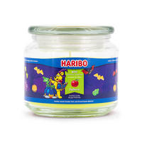 HARIBO™ Duftkerze - Grün, Glas/Naturmaterialen (9.5cm)