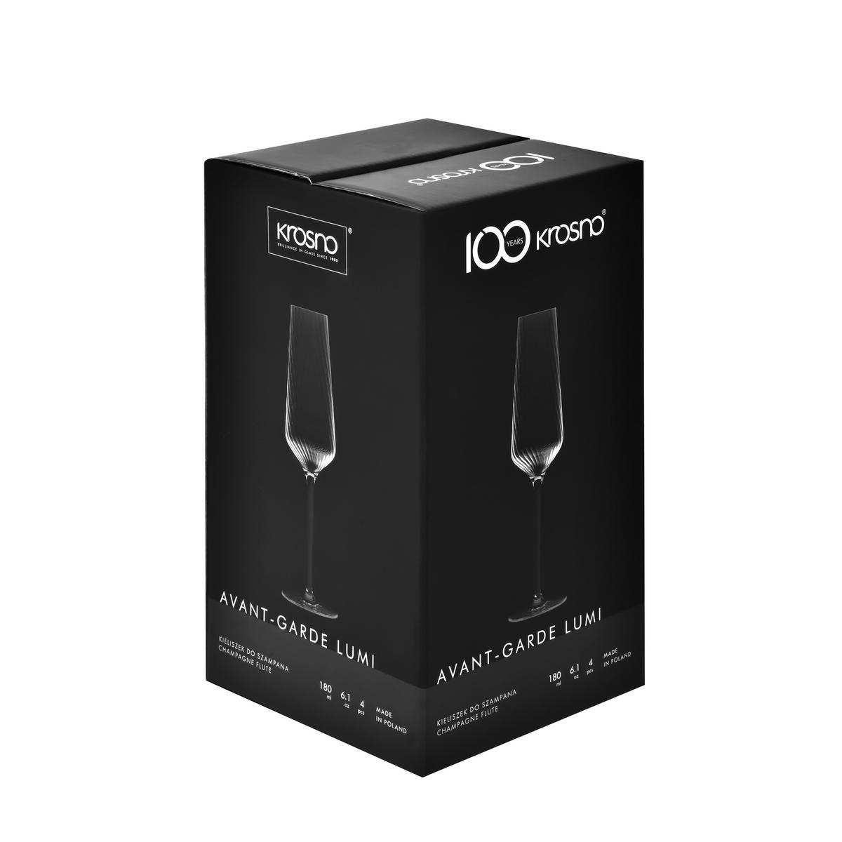 SEKTGLÄSER, 2er-Set, 200 ml - Transparent, Glas (0.2L) - Krosno Glass