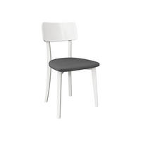 ESSZIMMERSTUHL Hugo VI - Weiß/Grau, Holz/Textil (47/86/48cm) - MIRJAN24