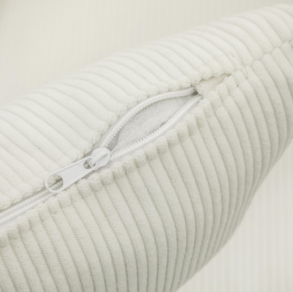 SESSEL 69/69,5/78 cm in Cremeweiß mit Flügelrücken und Holzbeinen - Creme, Kunststoff (69.5/78/69cm) - BEAOK