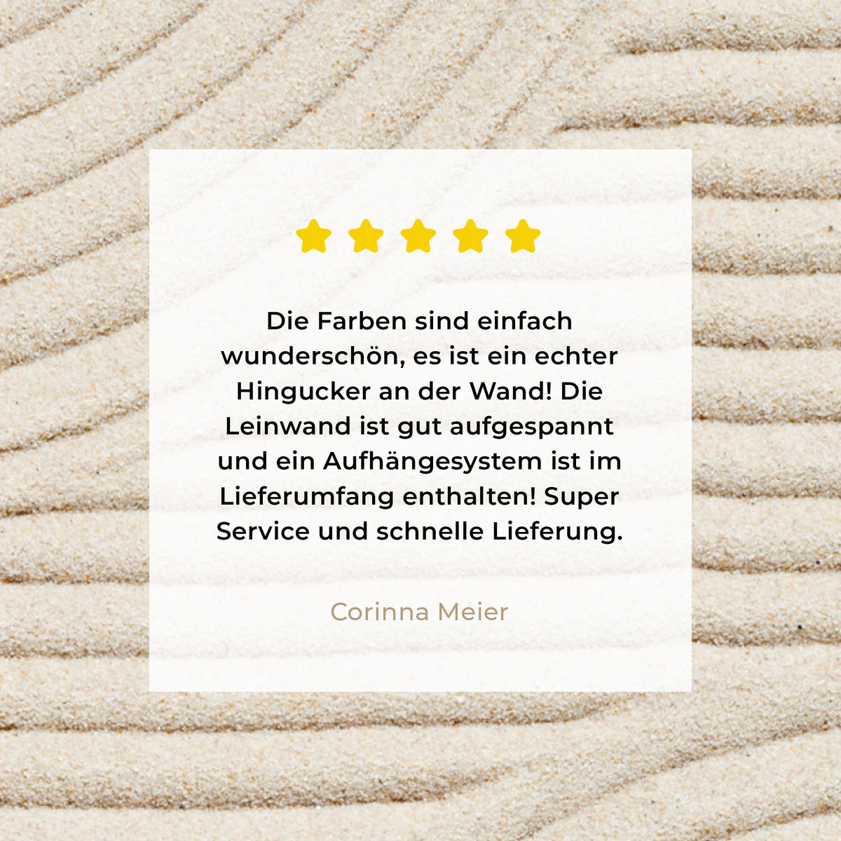 LEINWANDBILD Muster - Abstrakt - Weiß Wandbild Wohnzimmer 50x50 cm - Beige, Textil (50/50cm) - MuchoWow