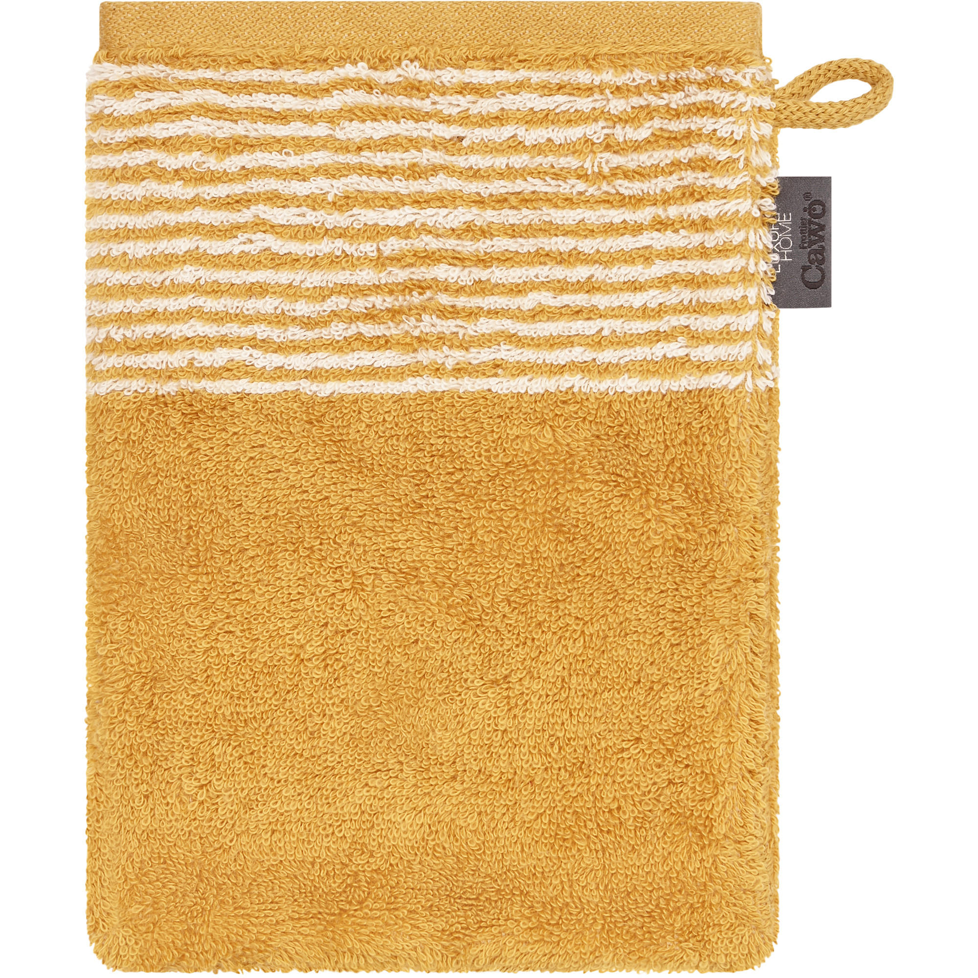 WASCHLAPPEN LUXURY HOME TWO-TONE 590 GOLD - 53 - Gelb, Textil (16/22cm) - Cawö