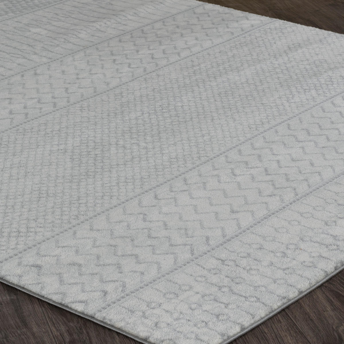 KURZFLORTEPPICH 160/220 cm Grau - Grau, Naturmaterialien/Textil (160/220cm) - LIVABLISS