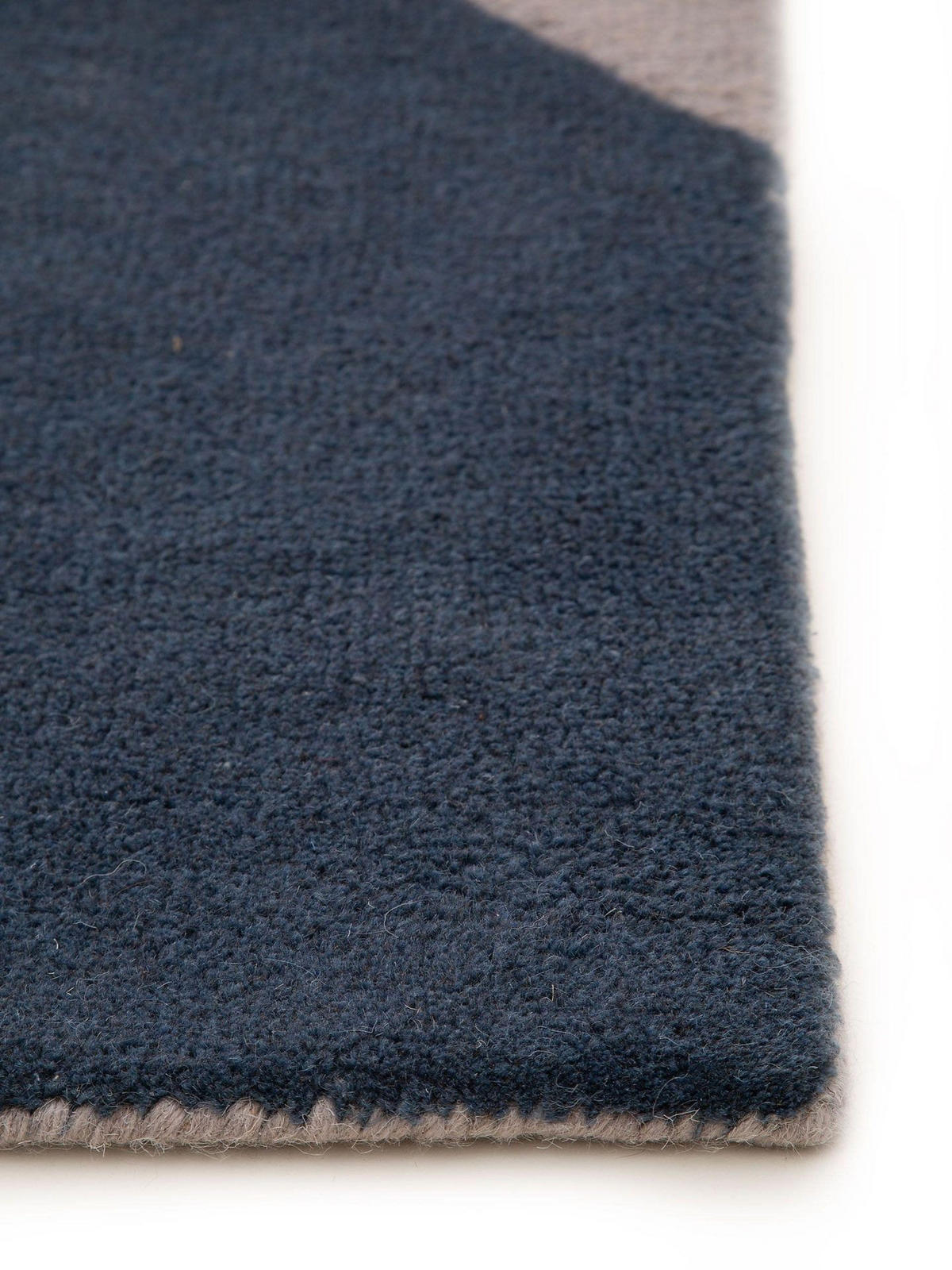 TEPPICH Wollteppich Kyoto Bunt - Multicolor, Textil (120/1cm) - KUNSTLOFT