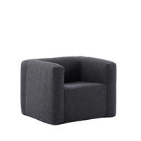 SESSEL aufblasbar - Innen- und Außenbereich - Farbe Dunkelgrau - Dunkelgrau, Kunststoff (66/78/93cm) - Terracotta