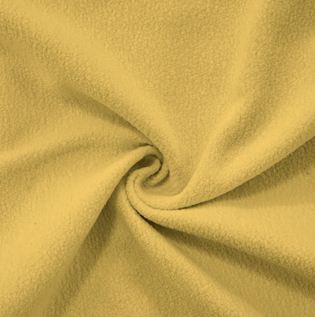 SOFA modular mit beweglichen Ottomans Chenille Yellow - Gelb, Kunststoff (145/406.1cm) - Meubliv