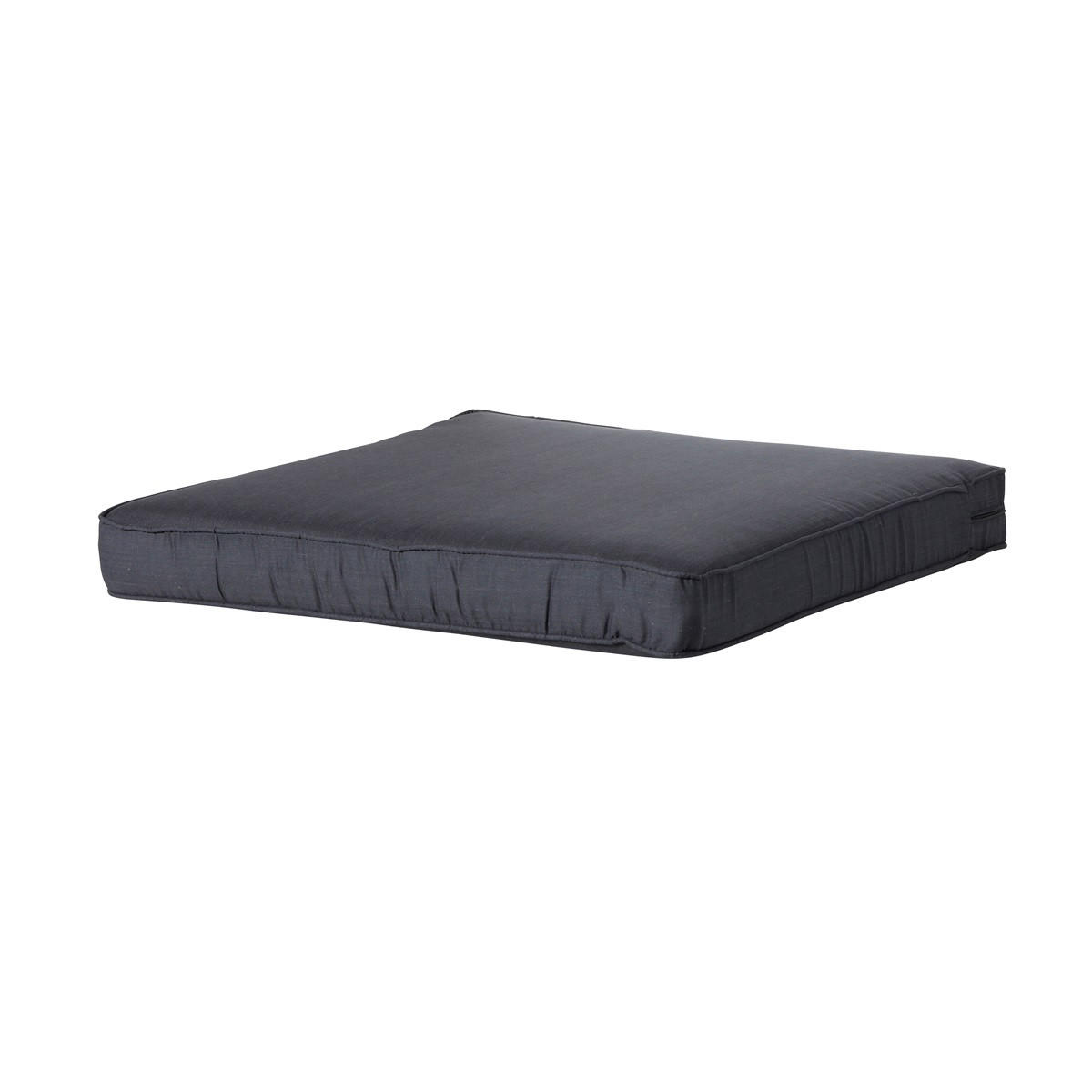 SITZKISSEN Basic 60/60 cm 2er-Set - Schwarz, Textil (60/8/60cm) - Madison
