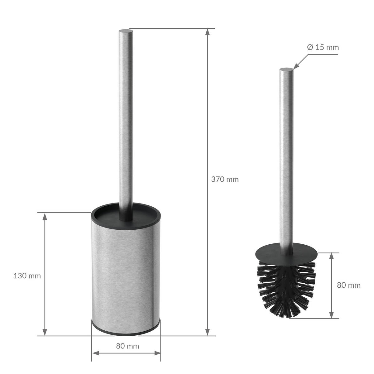 ZÁVĚSOVÝ SKŘÍŇOVÝ MODUL WC z nerezové oceli, stříbrný, 60 x 20 x 14 cm - stříbrná, kov (14/60/20cm) - LuxeBath