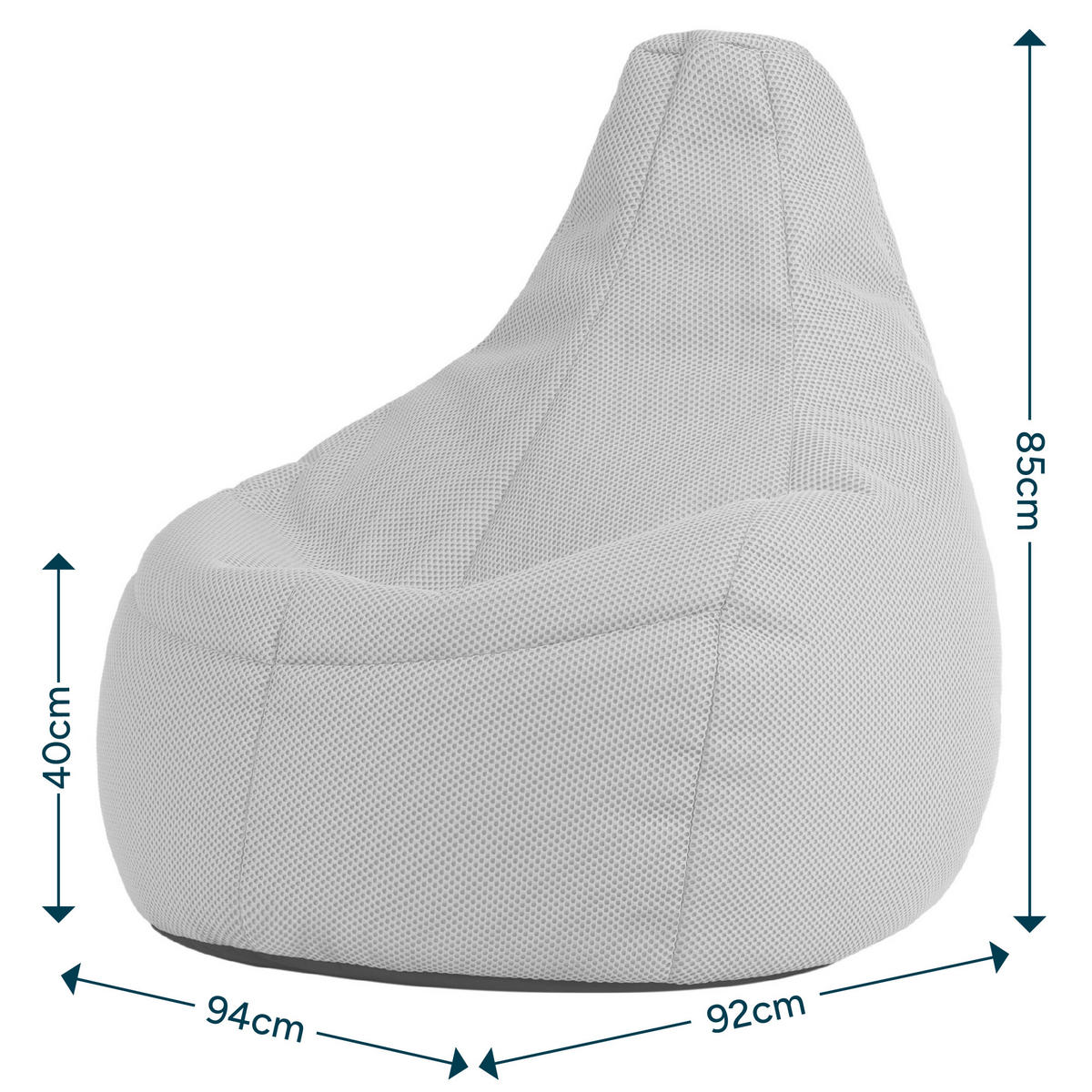 SITZSACK Dalton Techmesh Gaming XXL - Pink, Textil (94/85/92cm) - icon