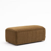 POUF für modulare Stoffsofas - NOOR - Bronze - Bronzefarben, Textil (97/36/53cm) - Drawer