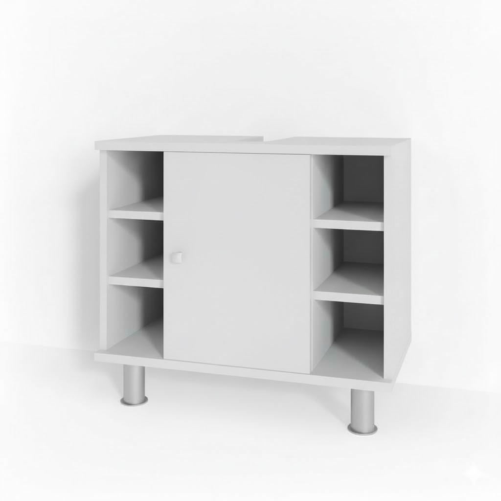 TV&Auml;TTST&Auml;LLSUNDERSK&Aring;P Fynn Vit 60x54 cm 54/60/32 cm