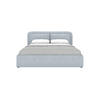 POLSTERBETT Skalo 160x200 cm, Silber - Silberfarben, Textil (160/200cm) - Fedve