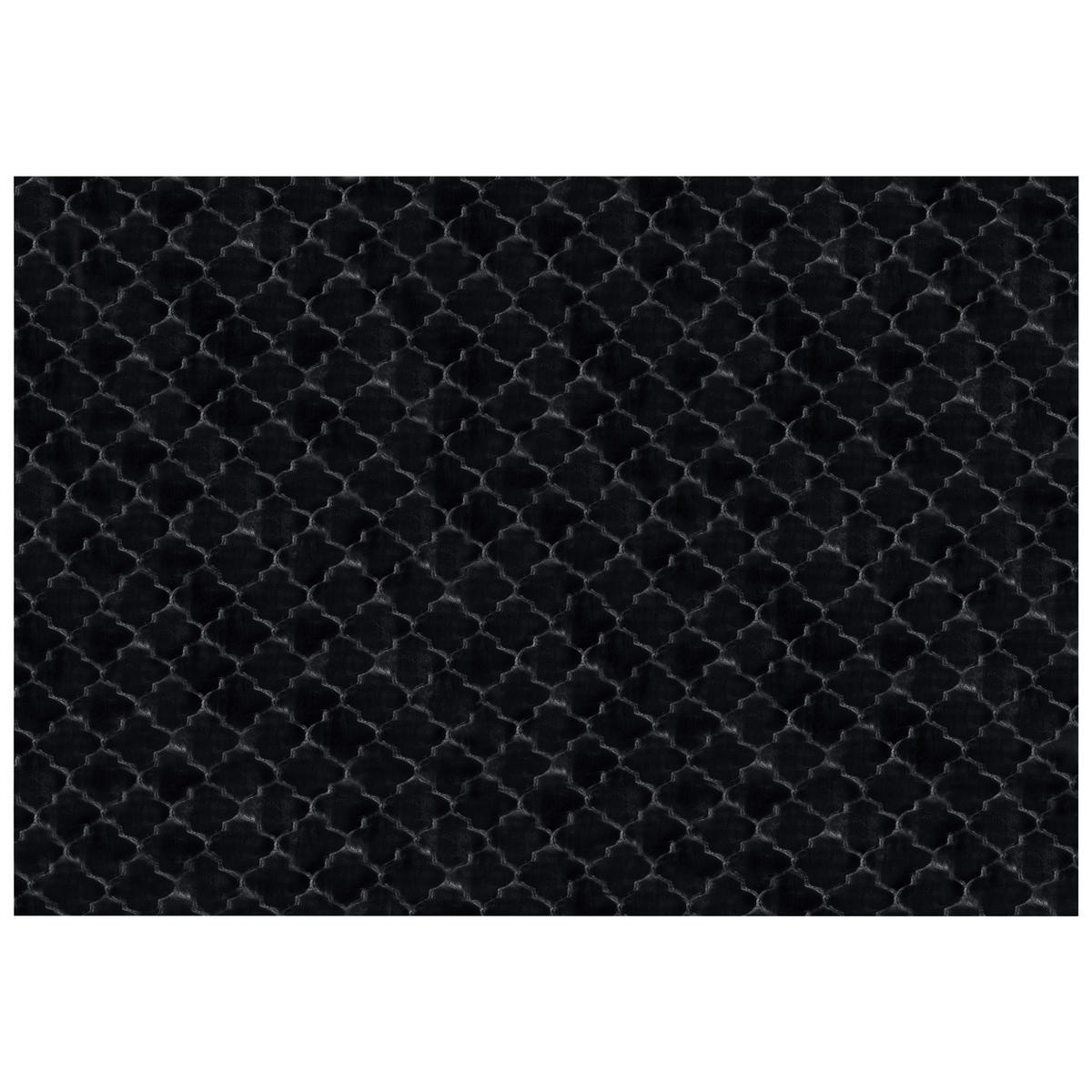 SHAGGY-KUNSTFELLTEPPICH Gharo 230/160 cm - Schwarz, Kunststoff (160/230cm) - Beliani