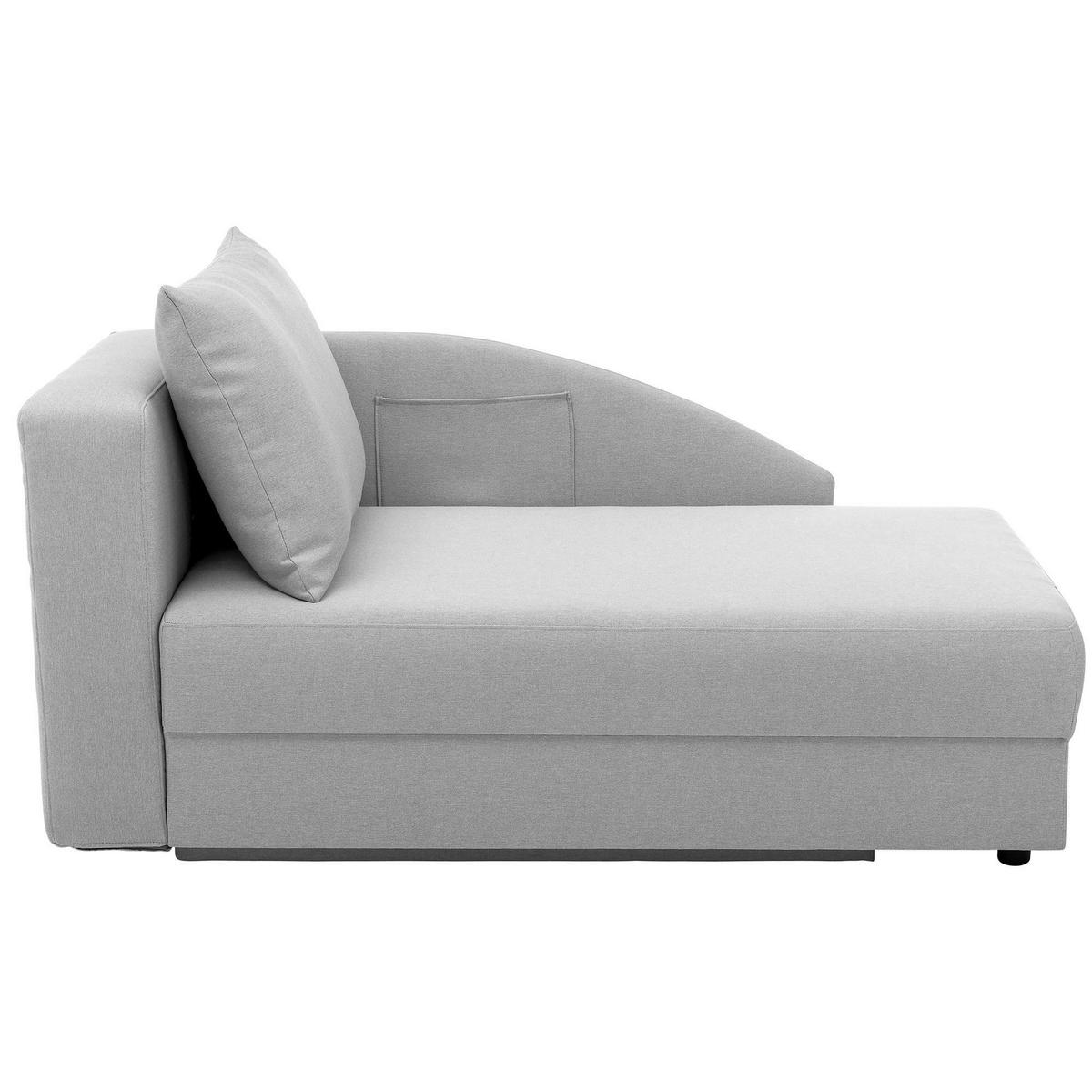 RECAMIERE Armlehne rechts Kalila Bezug Flachgewebe Kunststoff / hellgrau - Grau, Kunststoff (154/86/93cm) - 58aufmkessel