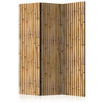 PARAVENT Einseitig Bedruckter 3-tlg 135x172 cm Bambus Natur - Beige, Holz/Textil (135/172/3cm) - Muralo